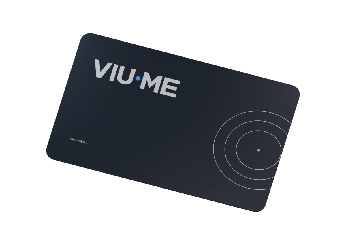 Obsidian Pulse metal Viu.me card